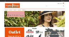 Desktop Screenshot of hatteshop.dk